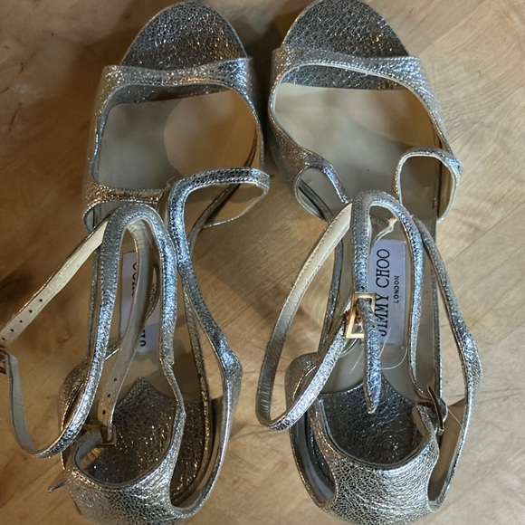 JIMMY CHOO SILVER STILETTOS - Picture 11 of 11